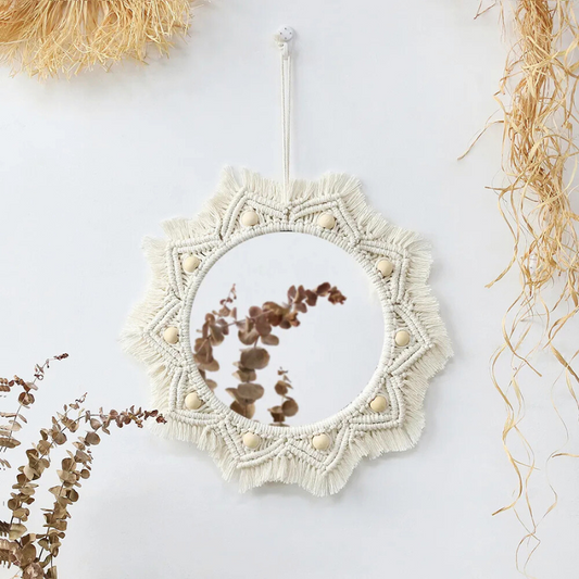 Soleil- Macramé Mirror