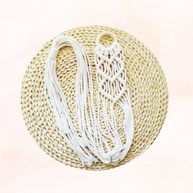 Sage- Macramé Hat Hanger