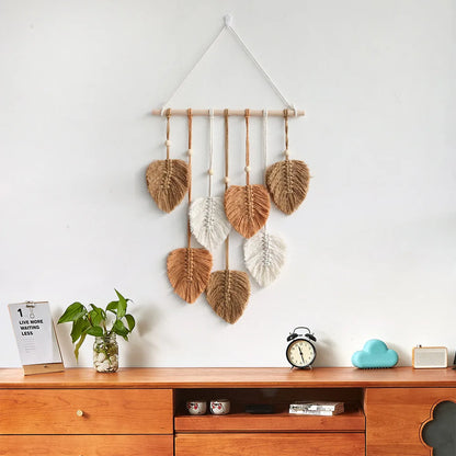 Lief- Leaf Macramé Wall Hanging