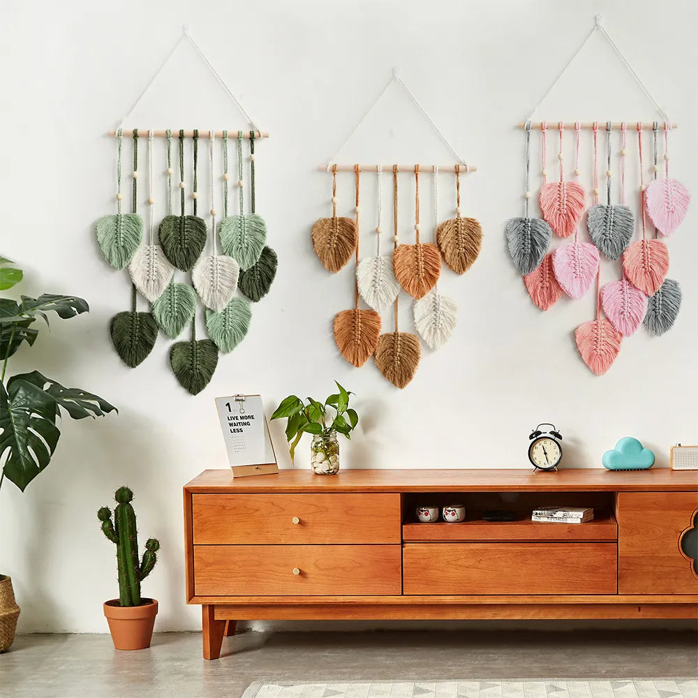 Lief- Leaf Macramé Wall Hanging